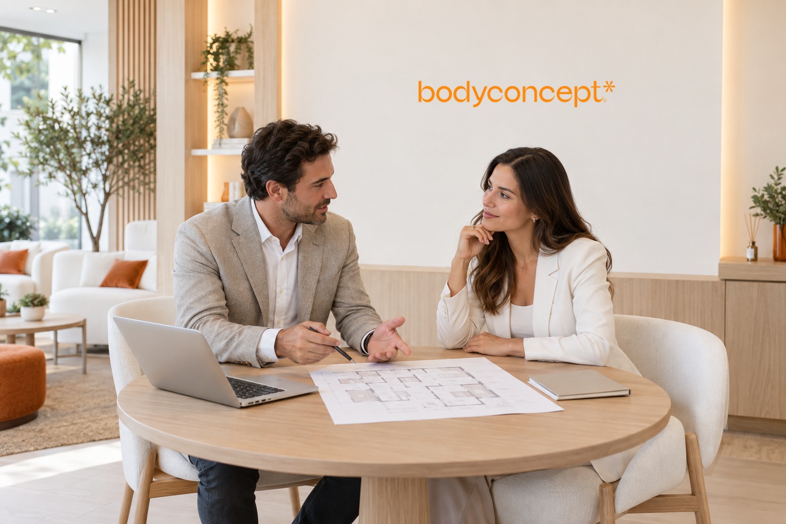 Reunião de apoio a uma franchisada BodyConcept